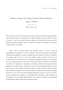 Judaica 4 - Stowarzyszenie De Musica