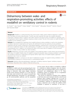 Disharmony between wake - Respiratory Research