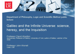 Galileo and the Infinite Universe: science, heresy, and the