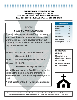 Newsletter, Friday, August 26, 2016