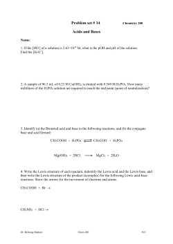 Problem set # 1