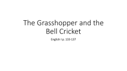 The Grasshopper and the Bell Cricket
