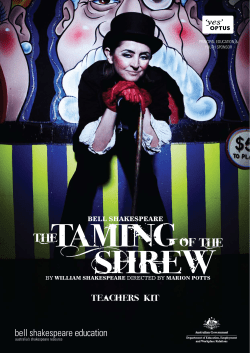 teachers` kit - Merrigong Theatre Company