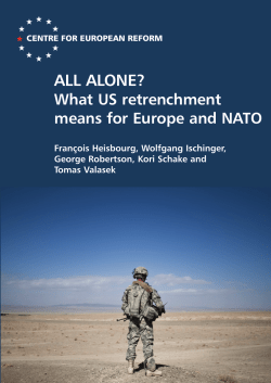 All alone? What US retrenchment means for Europe and NATO