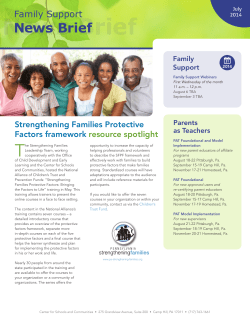 July - Pennsylvania Parents as Teachers