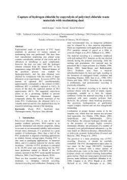 Capture of hydrogen chloride by copyrolysis of polyvinyl