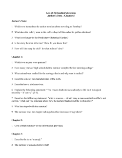 Life of Pi Reading Questions Author`s Note &ndash; Chapter 5 Author`s