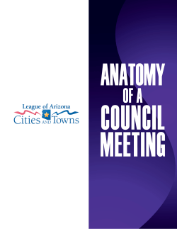 October 2011 - League of Arizona Cities and Towns