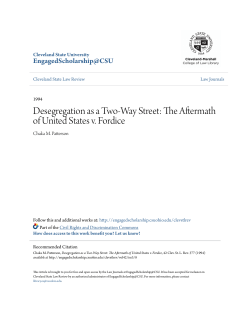 The Aftermath of United States v. Fordice