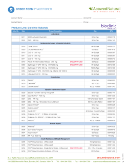 Form - Assured Natural