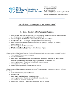 The Mindfulness Prescription