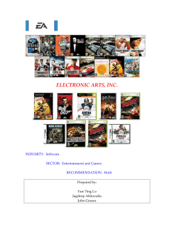 ELECTRONIC ARTS, INC. - St. John`s University