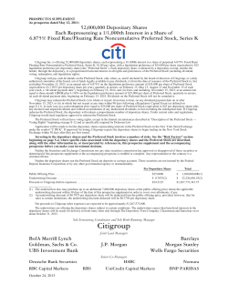 to prospectus dated May