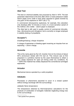 Abel Test Acceptor*) Acremite Actuator Adiabatic - Wiley-VCH