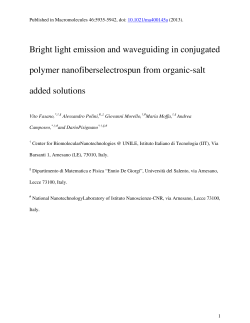 Bright light emission and waveguiding in