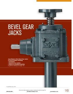 BEVEL gEAR JACKS