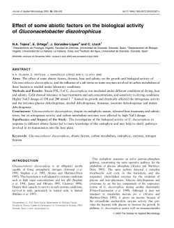 Effect of some abiotic factors on the biological