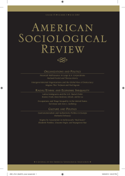 Latino Immigrants and the U.S. Racial Order: How and Where Do