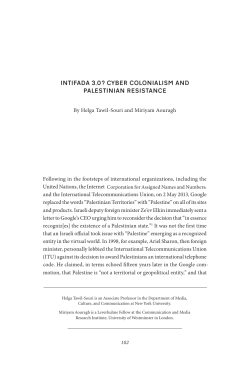 intifada 3.0? - Jake Davidson