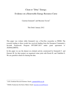 Paper: `Clean` or `dirty` energy: evidence on a renewable energy