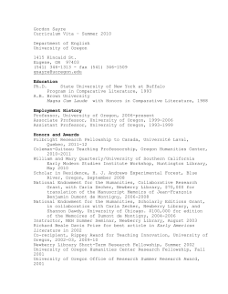 Curriculum Vita - Profile