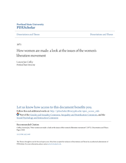 How women are made: a look at the issues of the