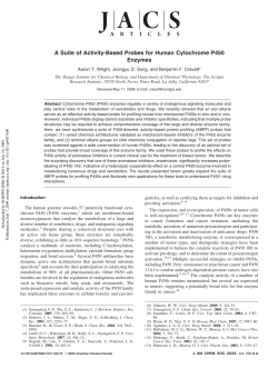 A Suite of Activity-Based Probes for Human Cytochrome P450