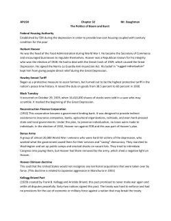 APUSH Chapter 32 Mr. Baughman The Politics of
