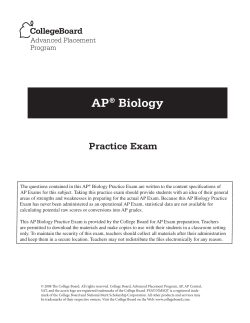 AP&reg; Biology