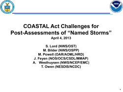 COASTAL Act Challenges for Post