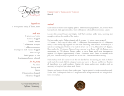 method ingredients herb mix for the gravy