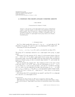 A COMPLEX FOR RIGHT-ANGLED COXETER GROUPS 1