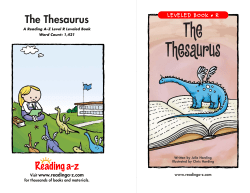 The Thesaurus