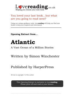 Atlantic - Lovereading UK
