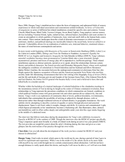 Haegue Yang for Art in Asia By Clara Kim Since 2006, Haegue