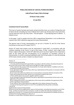 Gunnar Beck - Judicial Power Project