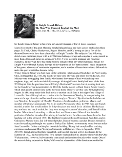 Sir Knight Branch Rickey - Grand Encampment, Knights Templar