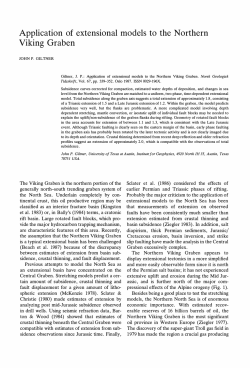 Application of extensional models to the N orthern Viking Graben