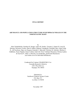 Abundance and population structure of