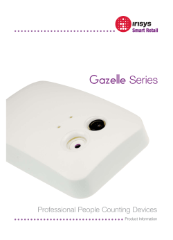 Gazelle Series - Peoplecounting you can count on!