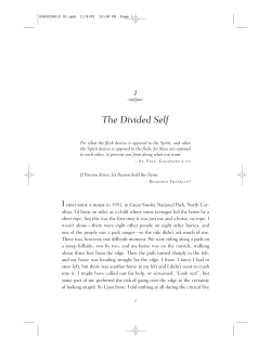 1 The Divided Self - The Happiness Hypothesis