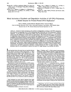 Metal Activation of Synthetic and Degradative Activities of 429 DNA