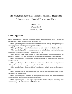 The Marginal Benefit of Inpatient Hospital Treatment: Evidence from