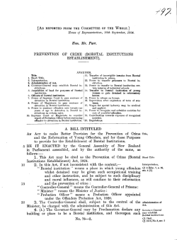 prevention of crime (borstal institutions establishment).-78-2