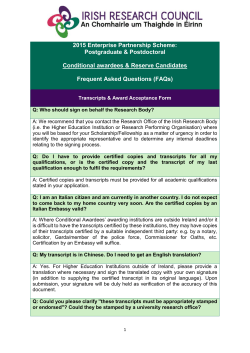 FAQs 04.11.2015 - Irish Research Council