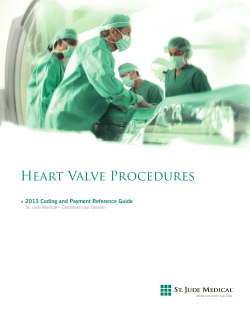 HEARt VAlVE PRocEDuREs