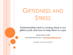 Giftedness and Stress Presentation
