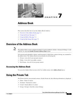 Address Book