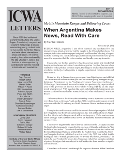 Mobile Mountain Ranges and Bellowing Cows