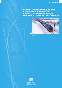 Market Entry Strategies and Confronted Barriers on